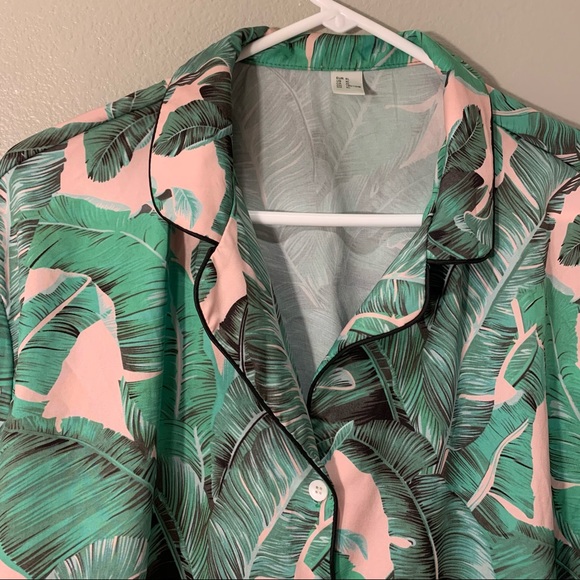 Matching Pajamas Set with Jungle and Baby Pink - Picture 2 of 7